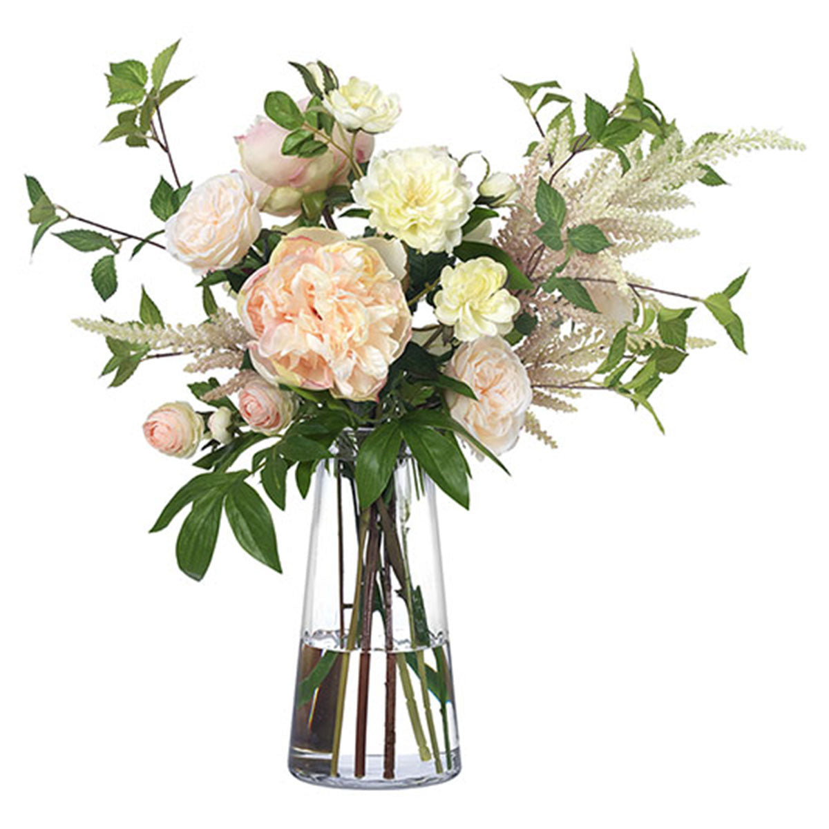 Diane James Roses, Hypoestes & Ranunculus in Vase