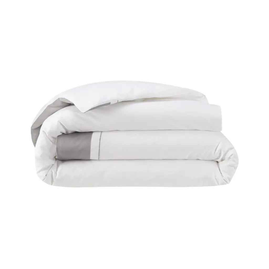 Yves Delorme Lutece Duvet Cover - Platine - Twin