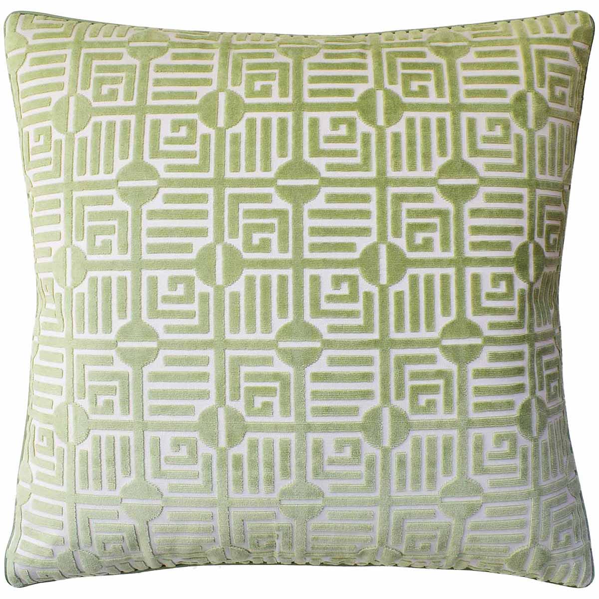 Ryan Studio Decorative Pillow Labyrith Velvet Sage