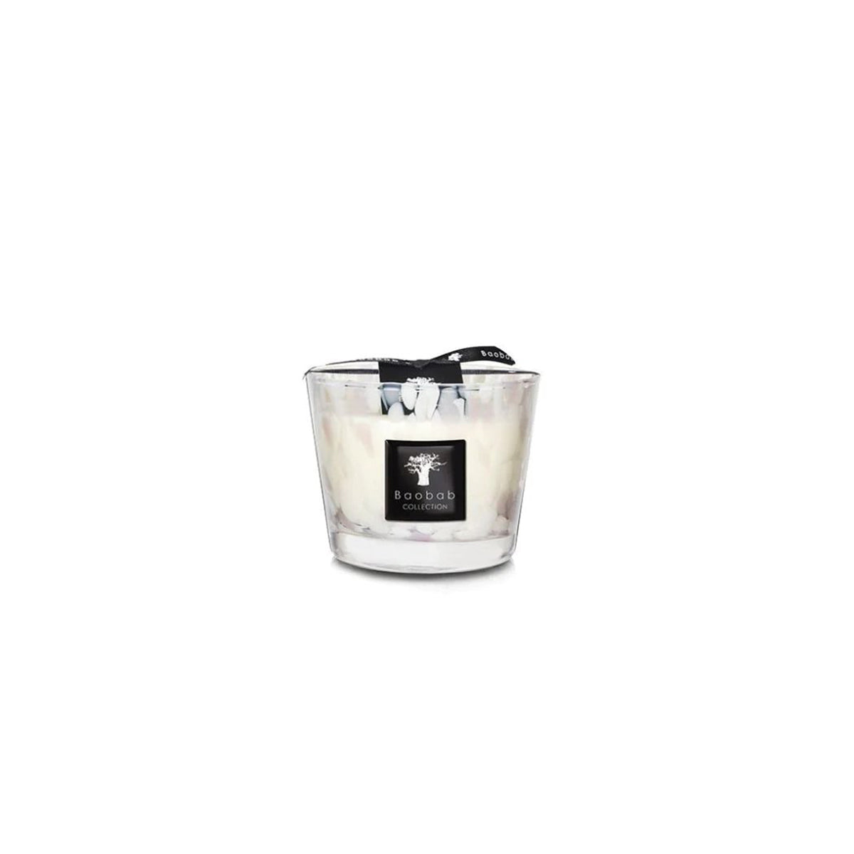Baobab Collection Max 10 Pearls White Candle