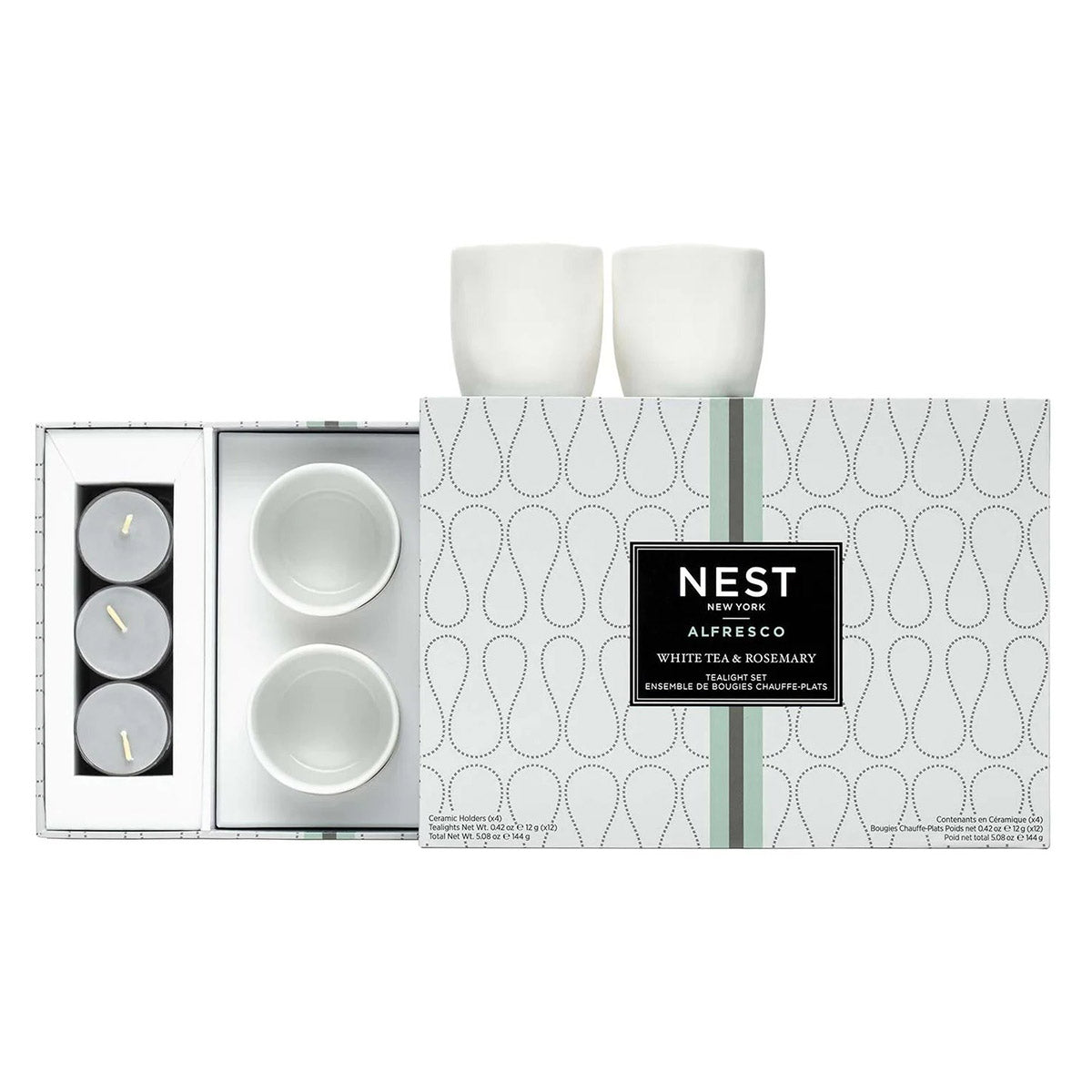 Nest Fragrances White Tea & Rosemary Tealights (Set of 12)
