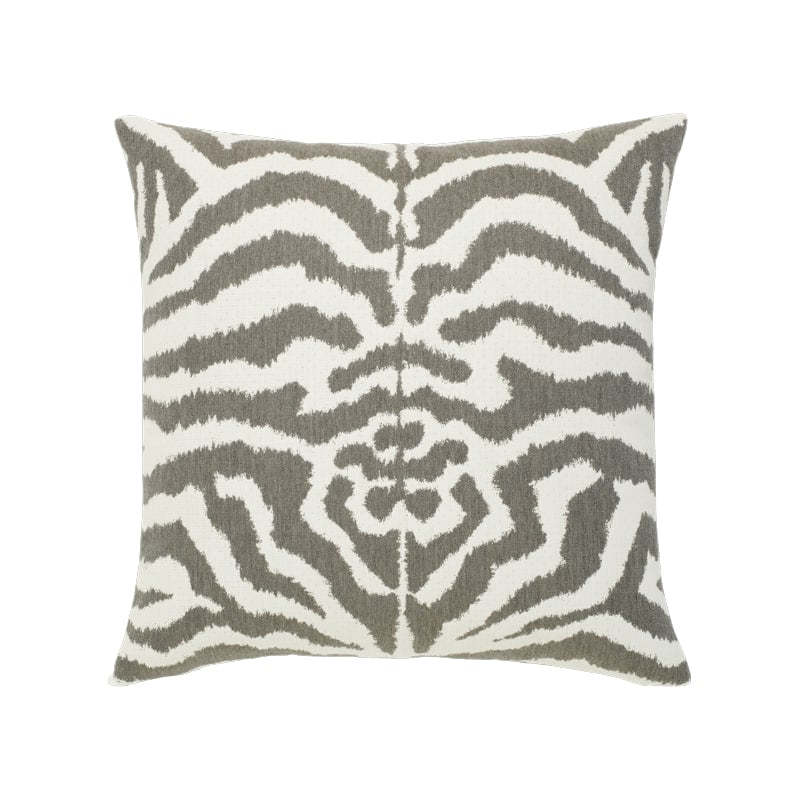 Elaine Smith Zebra Gray  Square Pillow- 20x20"