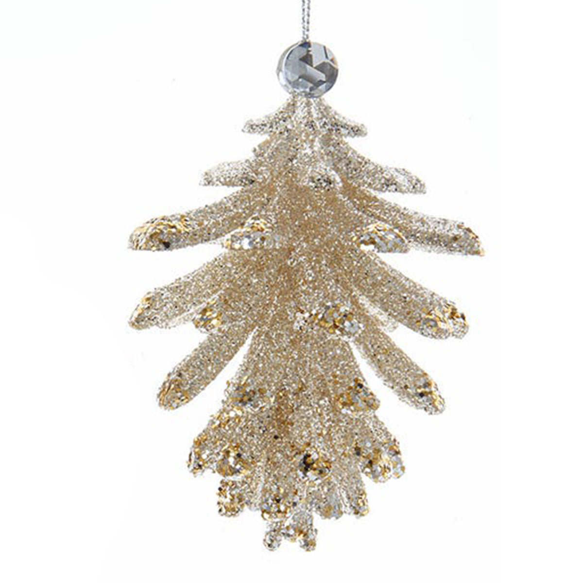 Kurt Adler 4" Glitter Pinecone Ornament