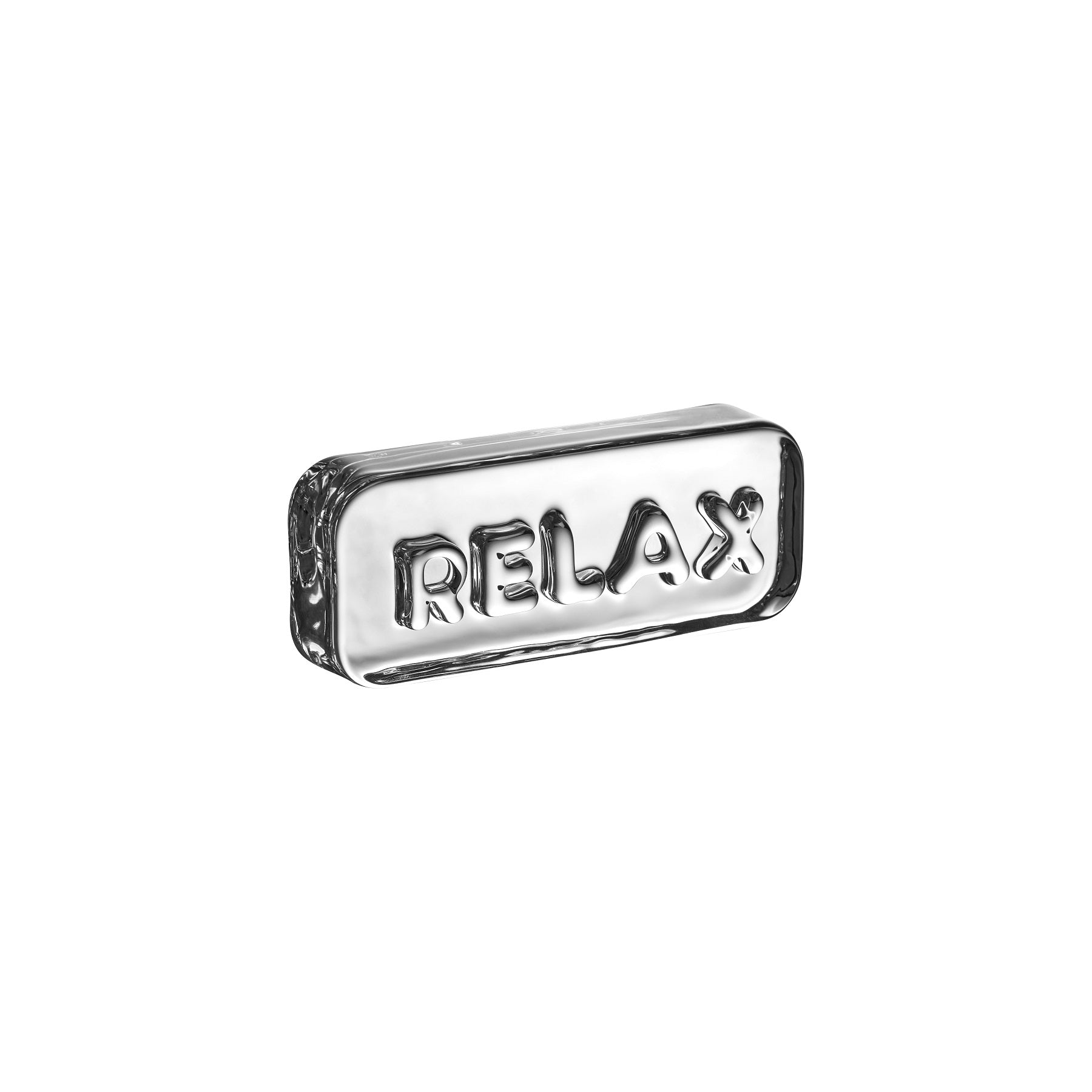 Nude Paroles "Relax" Paperweight 6 1/2" x 2 1/2" x 1 1/2"