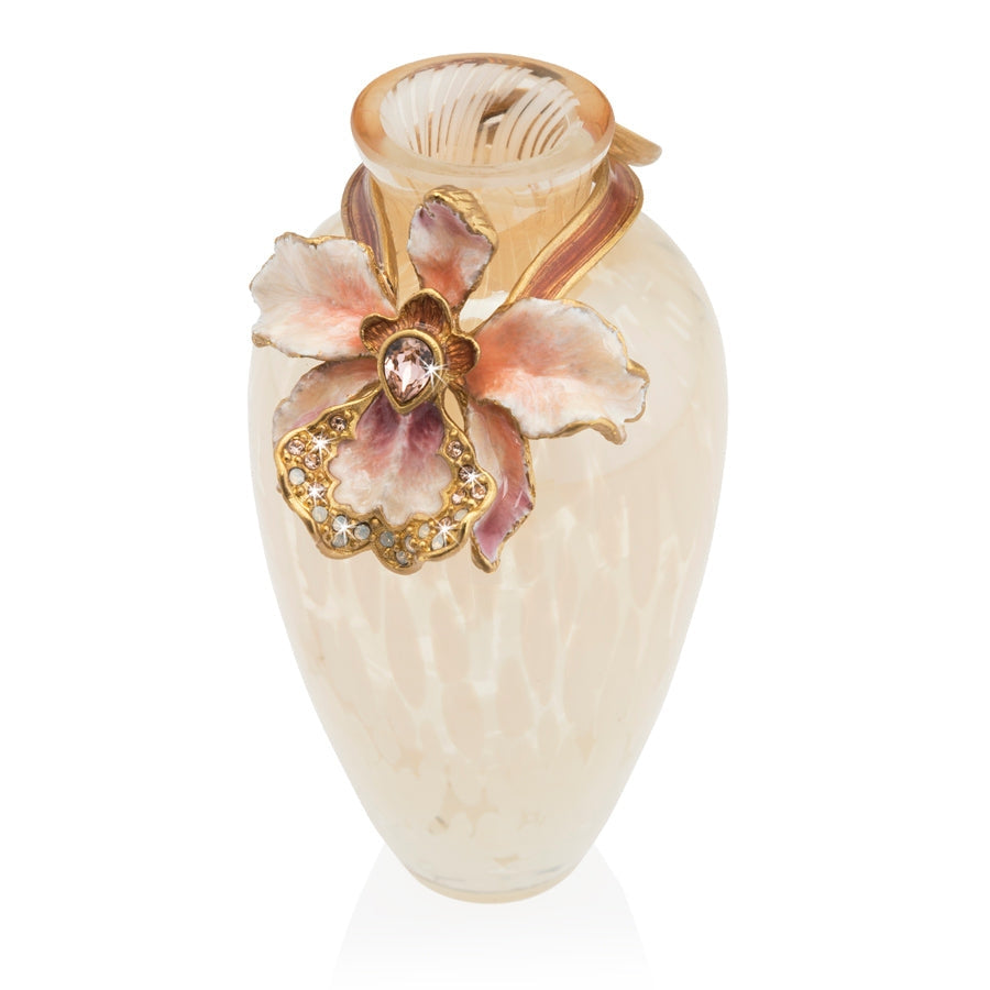 Jay Strongwater Audra Orchid Mini Vase