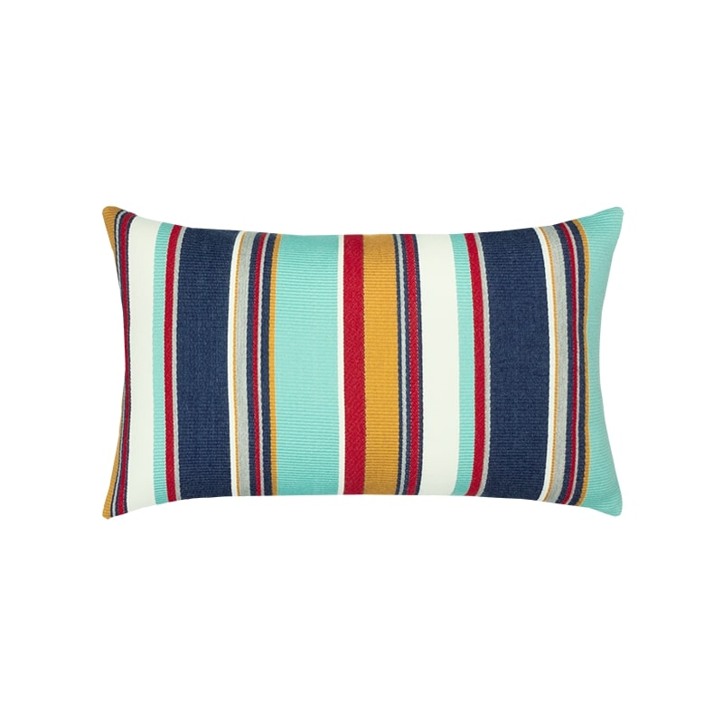 Elaine Smith Sicily Stripe Lumbar Pillow- 12x20"