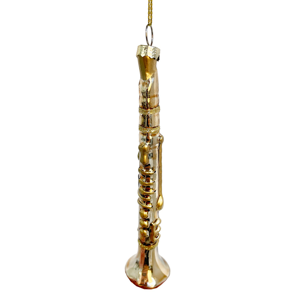 ShiShi Glass Clarinet Shiny Gold 14Cm