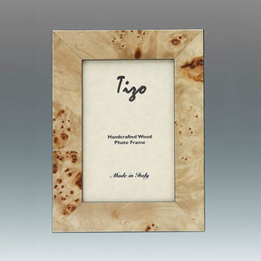 Tizo Burl Pattern Wide Wood Frame