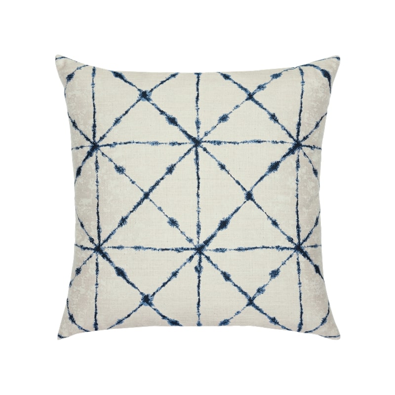 Elaine Smith Trilogy Indigo Square Pillow- 20x20"