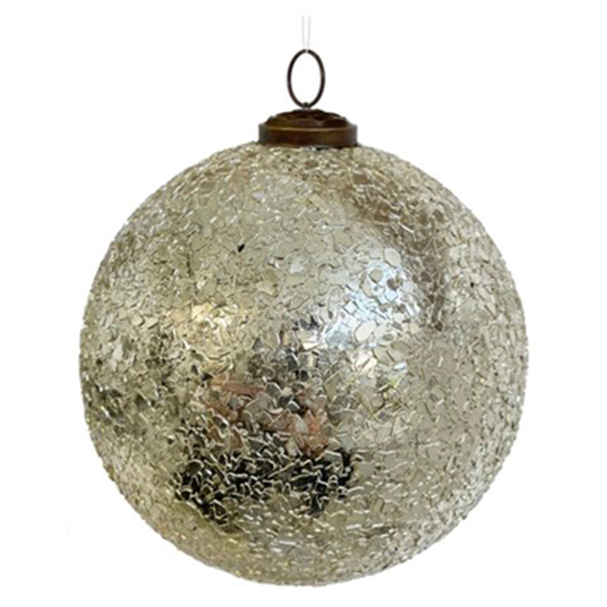 ShiShi Flakes Silver Ball Ornament