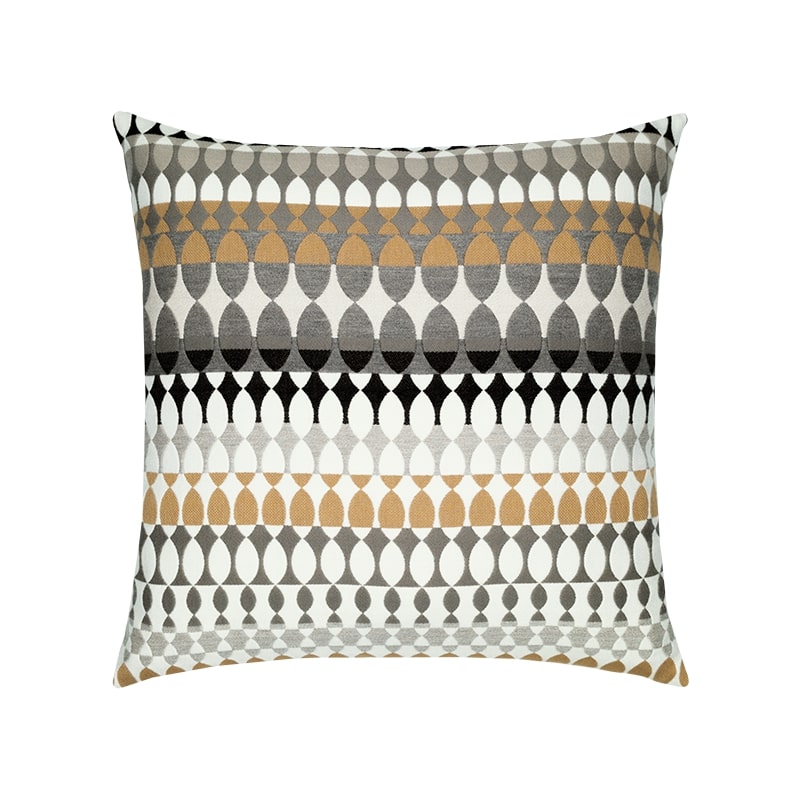 Elaine Smith Modern Oval Dune Square Pillow- 20x20"