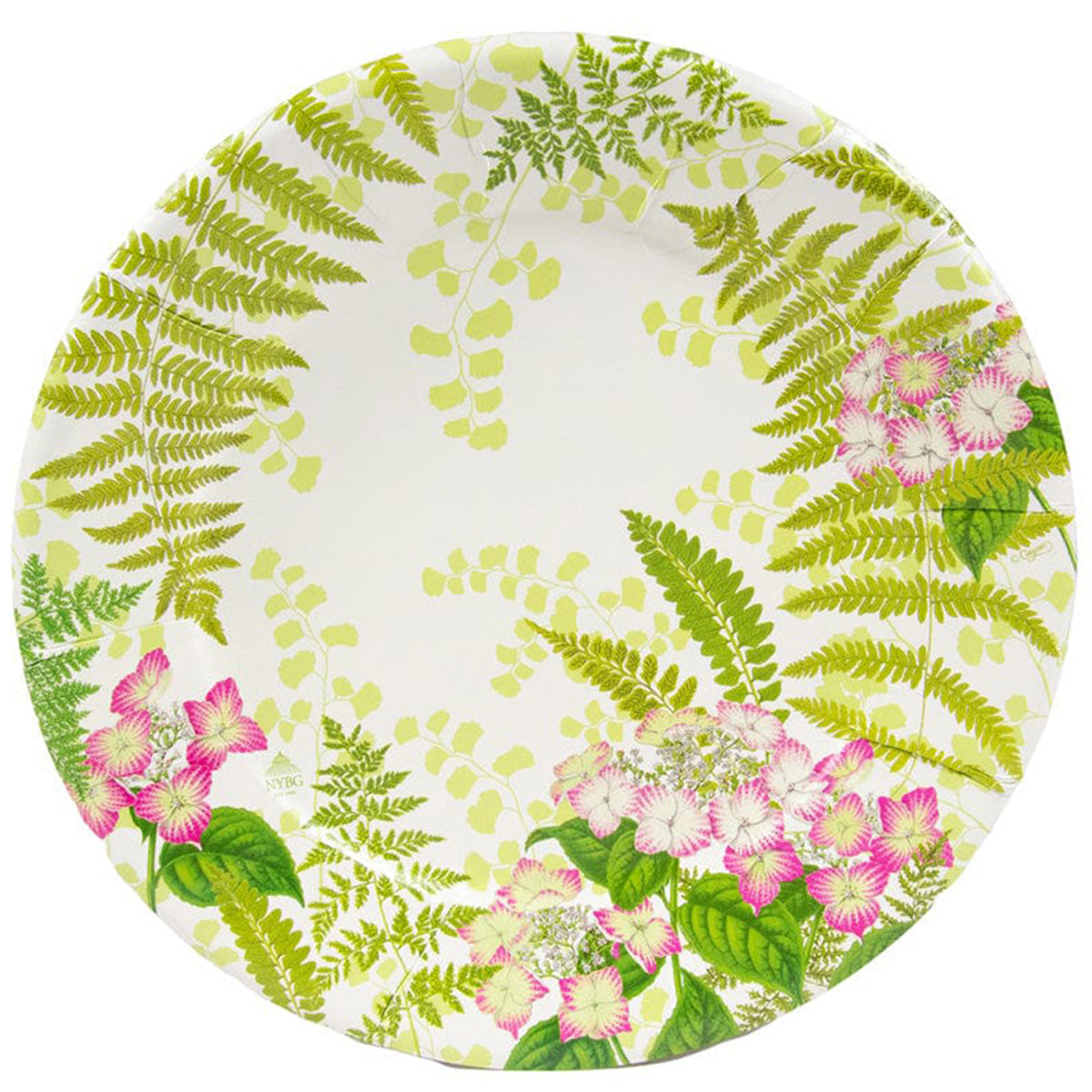 An image of Caspari Fern Garden Dinner Plates