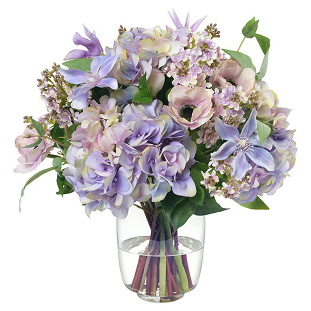 Diane James Lavender Hydrangea & Lilacs in Vase