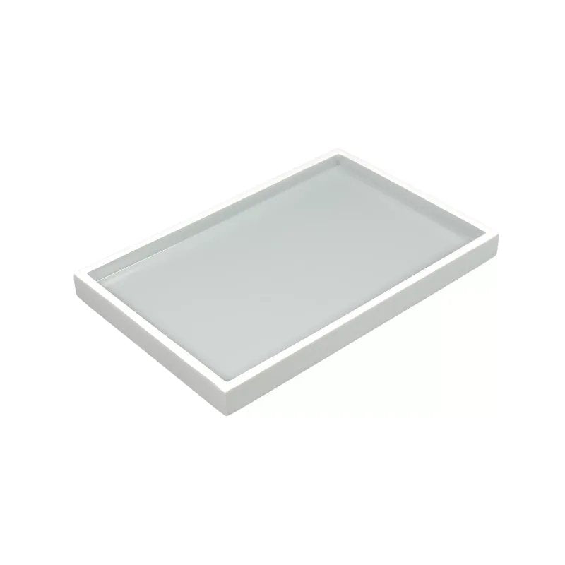 Pacific Connections Cool Grey & White Vanity Tray