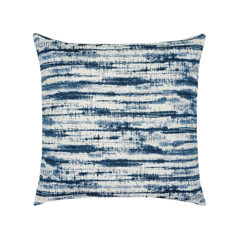 Elaine Smith Linear Indigo Square Pillow- 20x20"